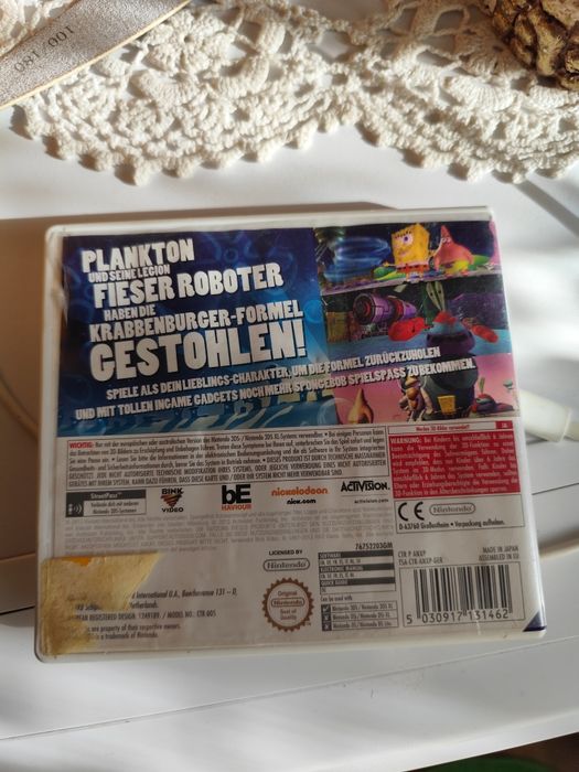Sponge Bob joc Nintendo