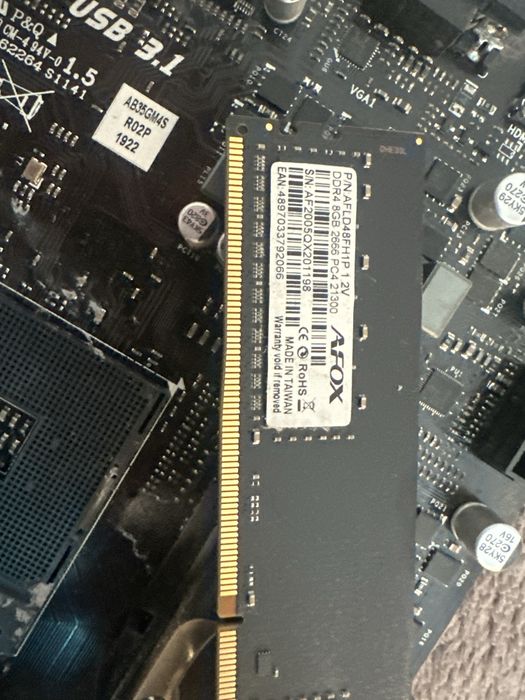 AFOX 16GB (2×8GB) DDR4 3200MHz Gaming RAM