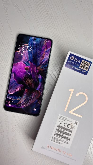 Смартфон Xiaomi 12 lite 5g 6+6/128 гб snapdragon