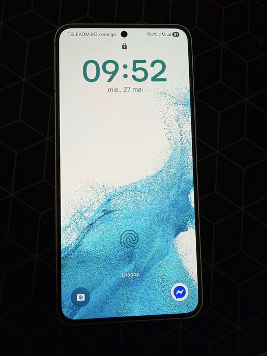 Telefon SAMSUNG Galaxy S22 5G, 256GB, 8GB, RAM, Dual SIM, Phantom White