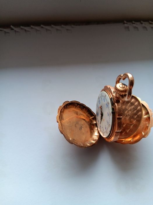 vand bijuterie ceas de aur 18k model vintage