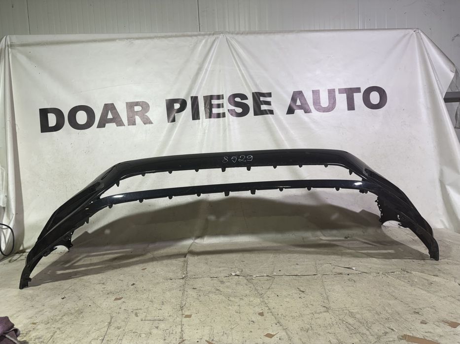 Bara fata VW Golf 7 VII, facelift, R-Line, 2017, 2018, 2019, 2020, cod origine OE 5G0807221LR, cu gauri pentru spalatori faruri si senzori de parcare (6).