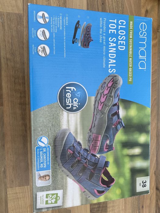 Отворени дамски обувки за ежедневие и туризъм 38-ми р-р