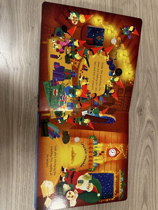 Carte interactivă cu sunete – Usborne Santa Sound Book