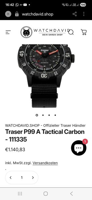 Traser  automatic tritiu diver 200 metri