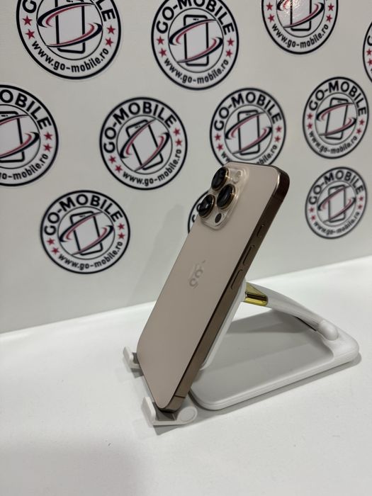 iPhone 16 Pro - 128GB - Desert Titanium - 90% - Impecabil - Garantie