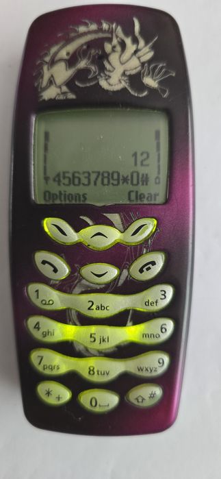 Telefon Colectie: Nokia 3410 Dragon Style