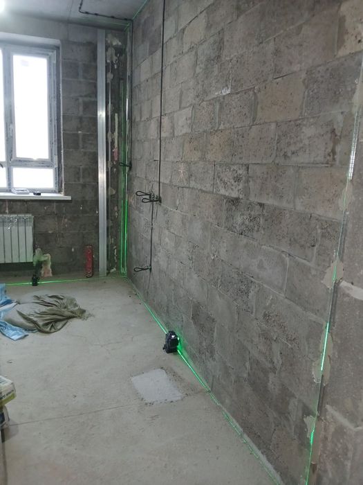 Кафель.Штукатурка.