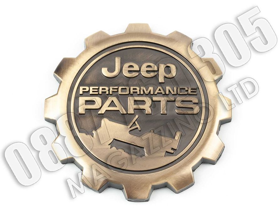 Емблема Jeep Performance Parts Метален Джип 3Д Стикер за Калник Лого