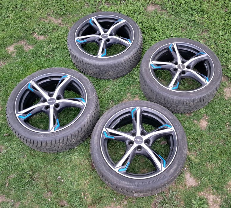 Set 4 roți iarnă 245/40R19 cu jante aliaj 19" – stare foarte bună
4. R