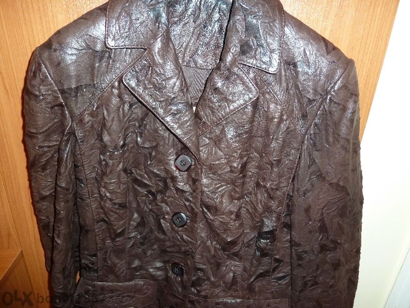 продавам елегантно сако от естествена кожа