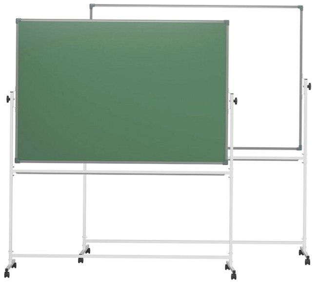 Магнитно-маркерная доска 120x200 см, для школ, -в-1