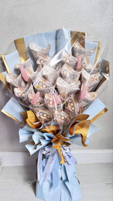 Денежные букеты на любую сумму