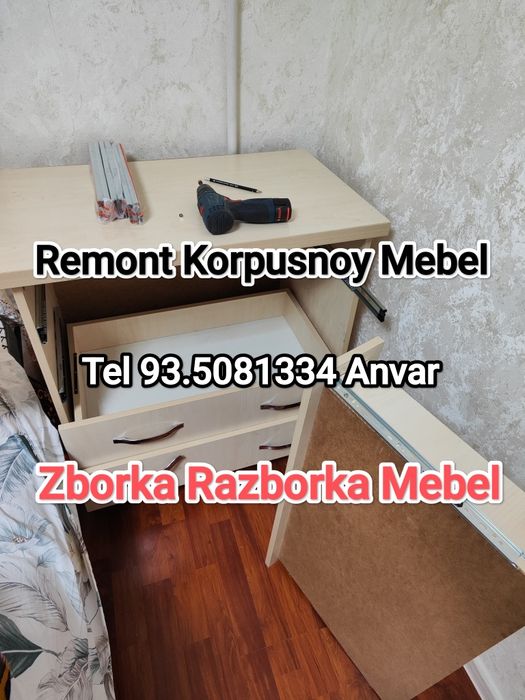 Mebel remont Mebel tamirlash Mebel Usta Мебел Уста Shkaf kravat remont