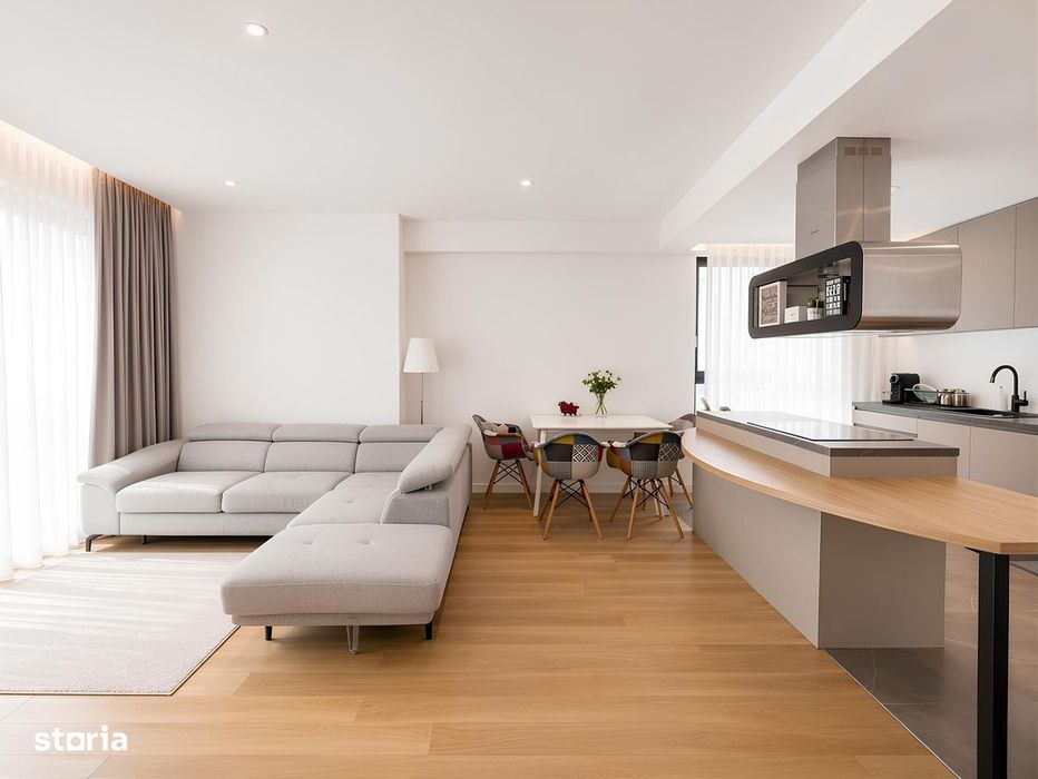 Apartament luminos cu 3 camere și terasă | One Herăstrău Towers