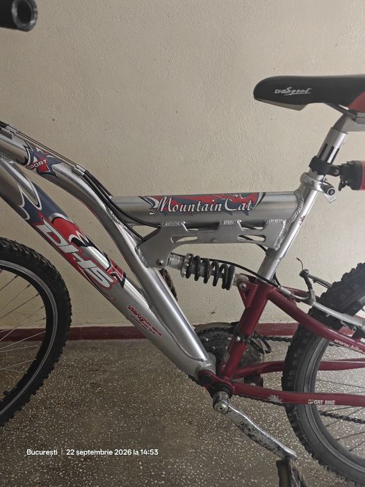 Bicicleta 26' DHS Mountain Cat full suspension