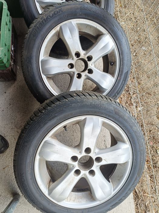 Jante Mercedes 5x112 cu cauciucuri de iarna 205/55/16