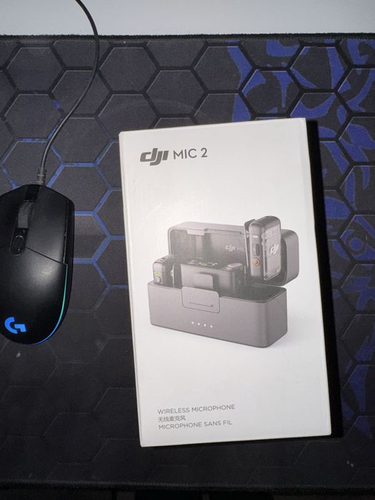 Микрофон DJI Mic 2 (2RX + 1TX + Charging case) черный