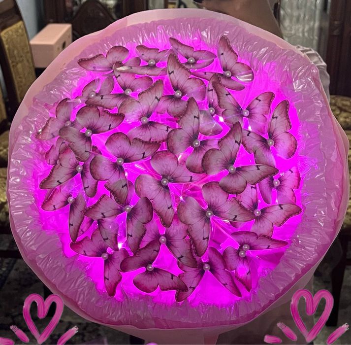 букеты из бабочек по самым доступным ценам