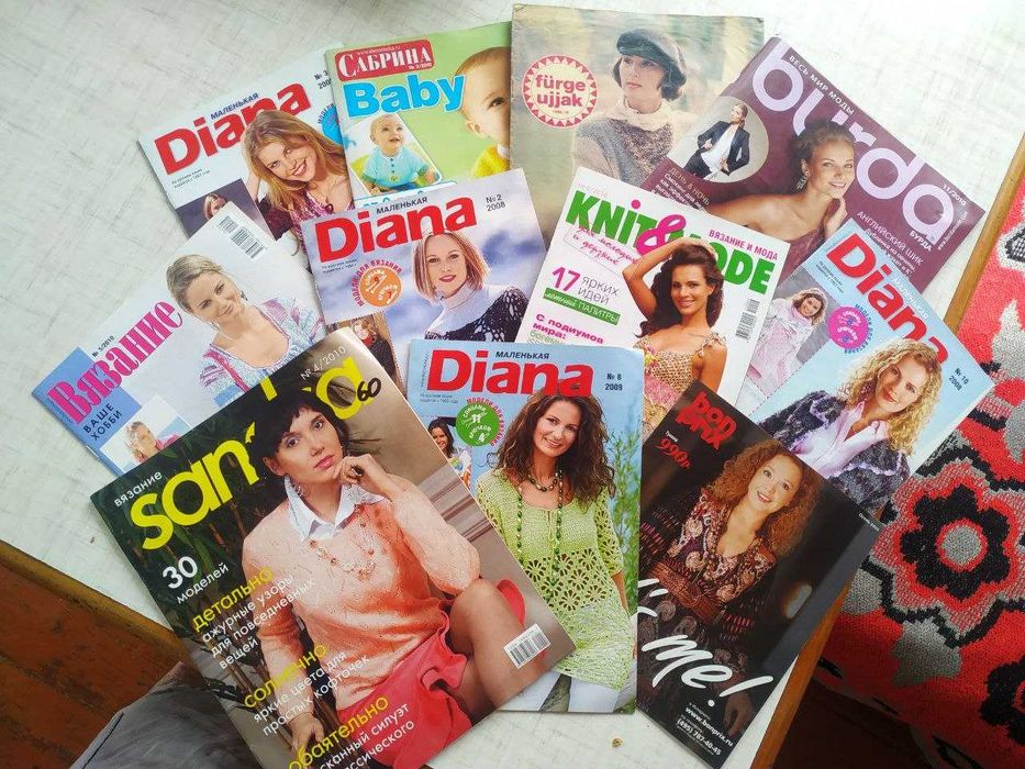 Журналы для ВЯЗАНИЯ (около 40шт)