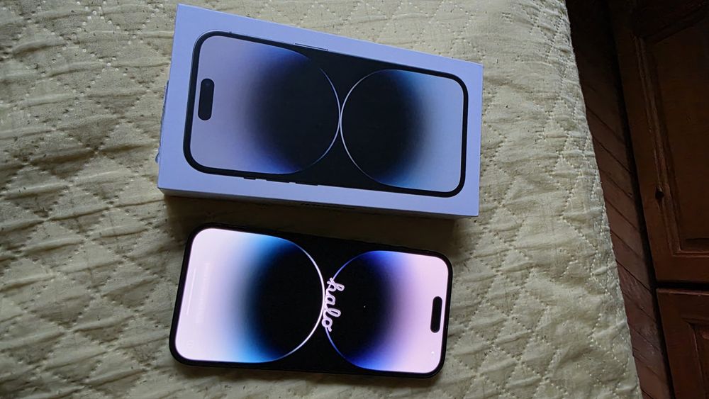 Iphone 14 pro black space-128gb