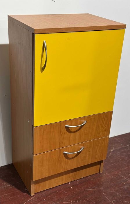 Mic Dulap cu usa si 2 sertare; Noptiera inalta; Comoda