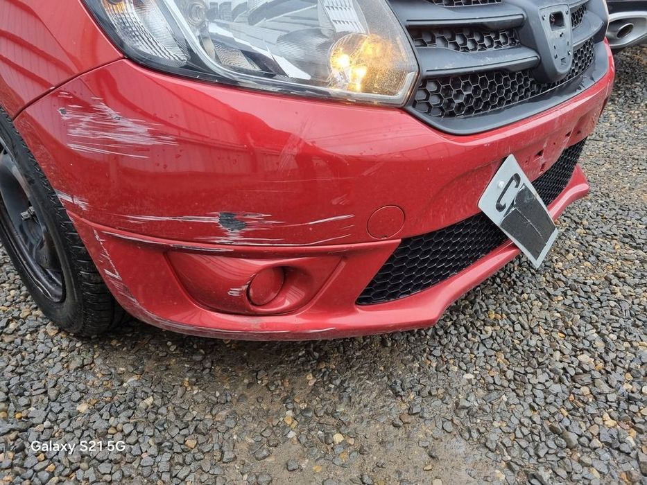 Bara fata Dacia Sandero 2 2012 - 2016 Rouge de Feu TEB76 (1403) model fara spalatoare far