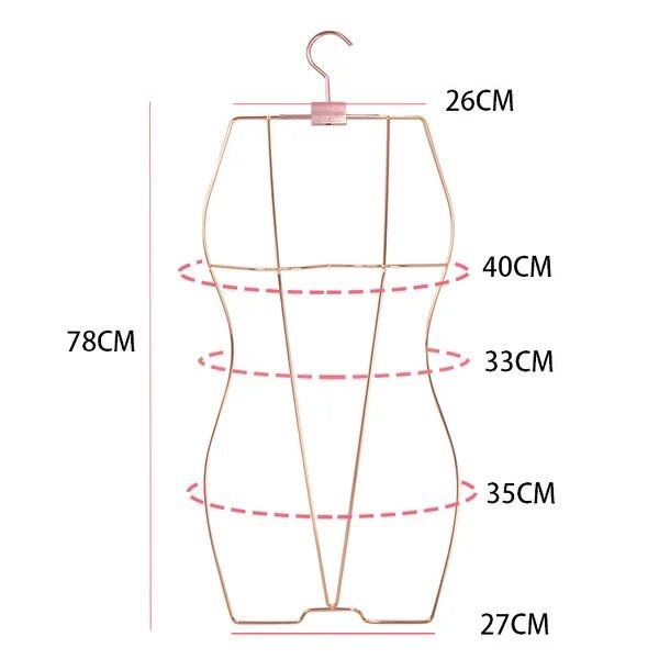 Металлические контурные вешалки