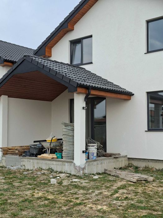 Casă nouă P+M în Mărtinești – 4 camere, terasă acoperită, 444 mp teren