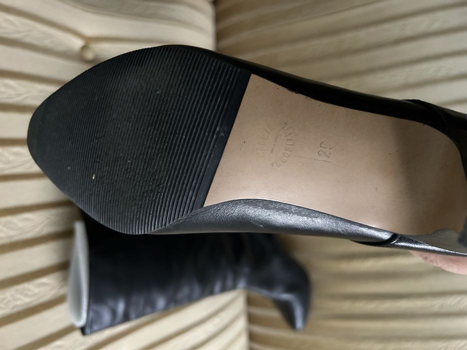 сапоги демисезонные кожаные