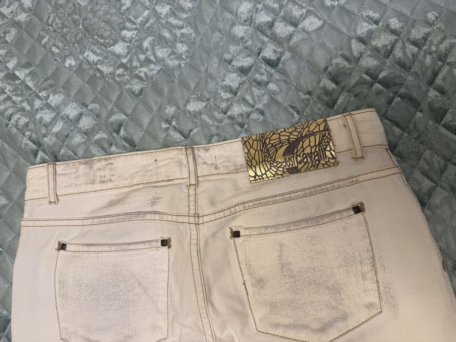 Белые брюки Justcavalli продам Оригинал