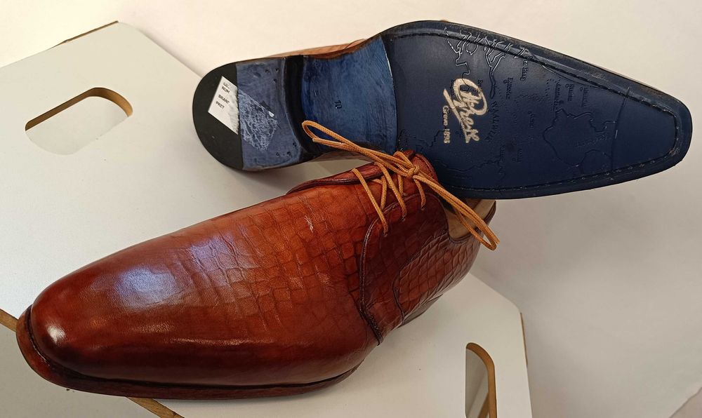 Pantofi de lux 42 42.5 43 45.5 46.5 47 Greve NOI lucrati manual piele