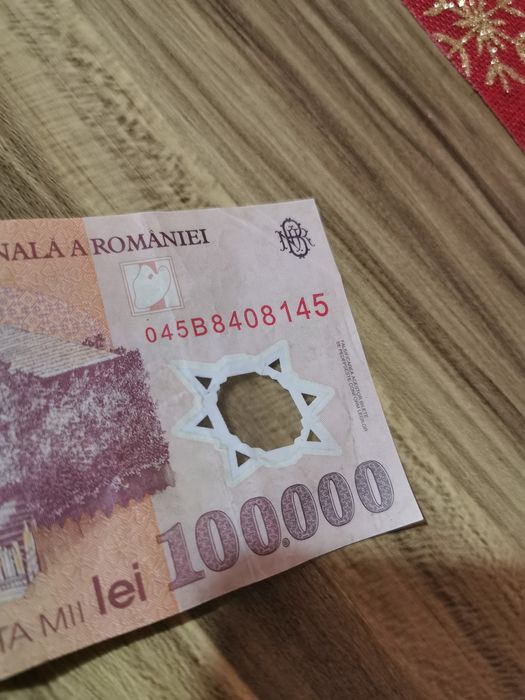 Bancnota 100. 000  lei din 2001