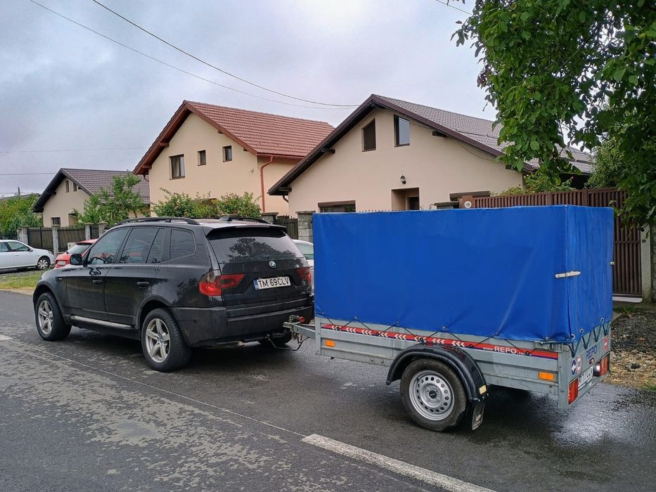 Închiriez Remorca Repo 750Kg cu prelată
