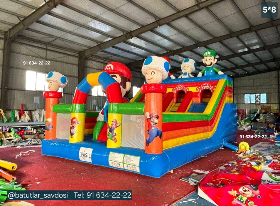 Batut, Батуты, Надувной батут, Atraksion, Аттракцион sotiladi