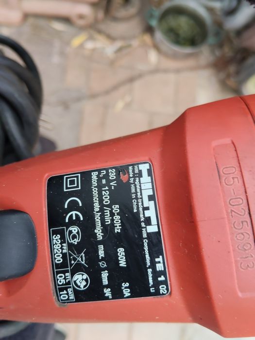 Rotopercutor HILTI TE 1 că și nou