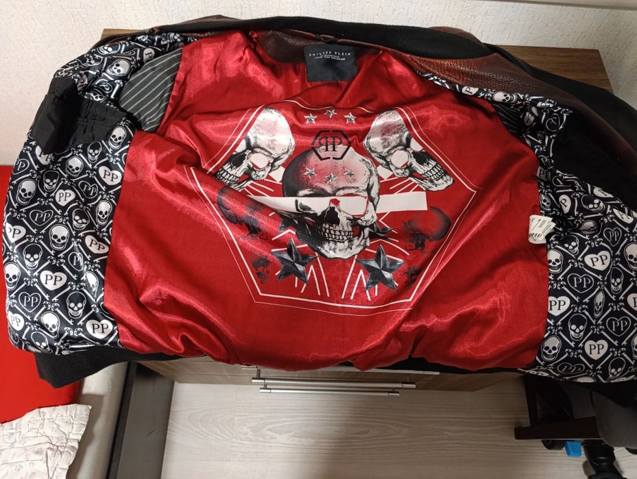 Кожено яке модел размер L