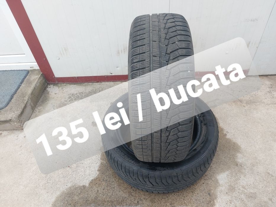 135 lei bucata! Doua anvelope M+S/IARNA 225 55 r18 Hankook