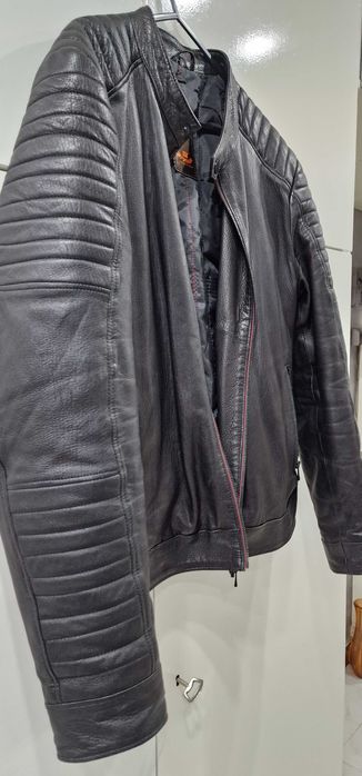 Мъжко кожено спортно яке