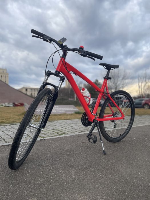 Bicicleta MTB roz neon