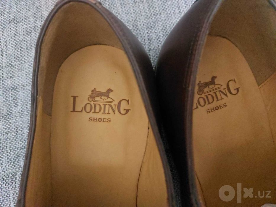 Мужская кожанная обувь фирмы LODING SHOES