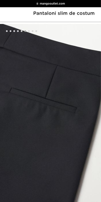 Pantaloni slim de costum Mango