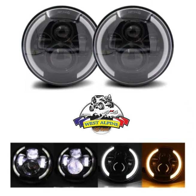 Faruri LED Nissan Patrol Y60 Suzuki Samurai Land Cruiser Wrangler Far