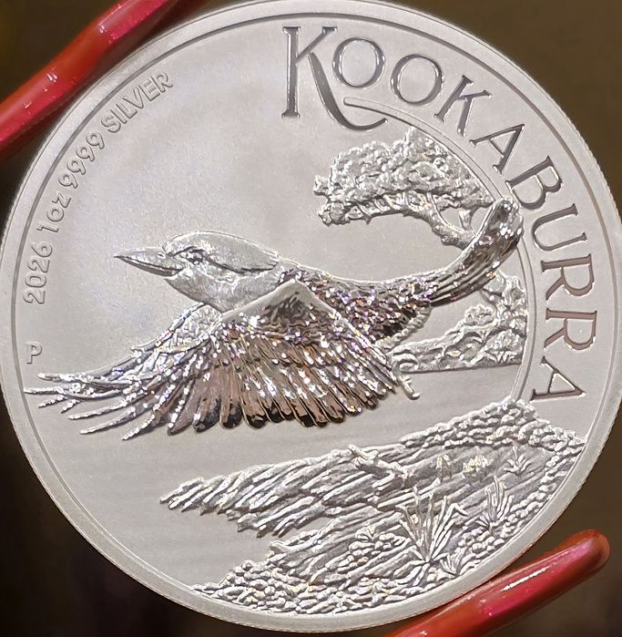 Kookaburra 1990 - 2026 monede lingou argint 999