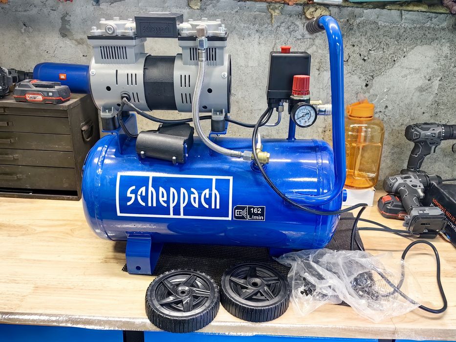 Scheppach Silent Компресор HC26Si 1100W 24L