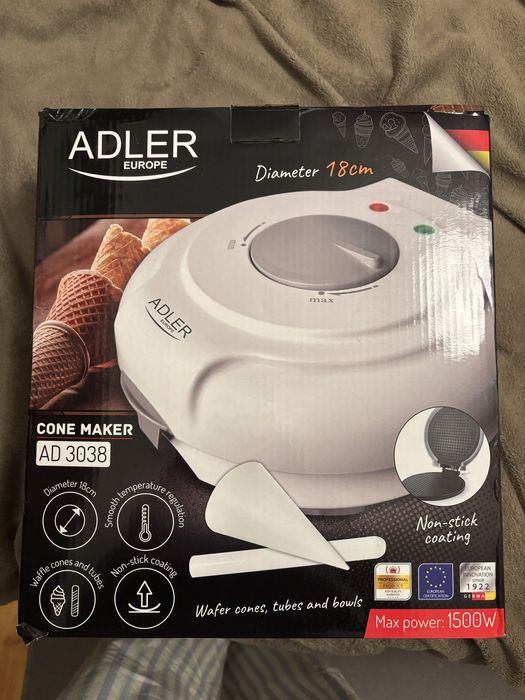 Уред за вафли/ преса за вафлени фунийки