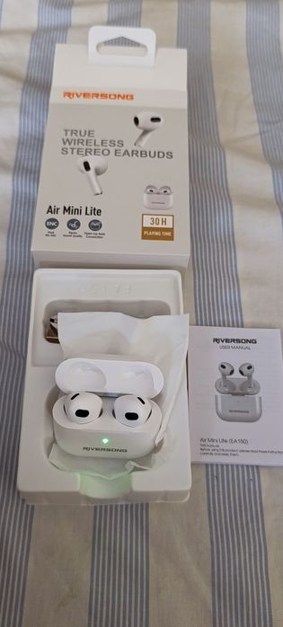 Căști Wireless Riversong Air Mini Lite (Noi/Desigilate) + Factură și Garanție Vodafone 24 de luni