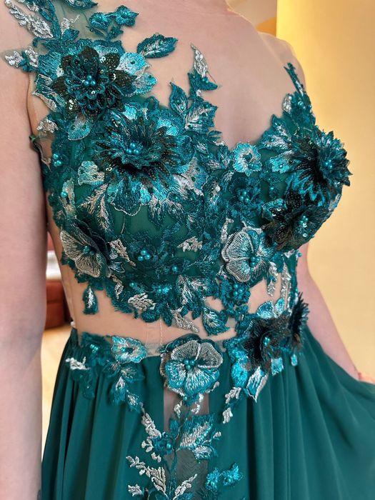 Rochie verde smarald