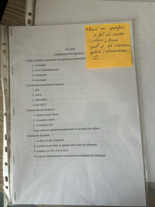 Grile chimie admitere medicina Bucuresti