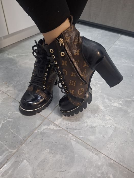 Botine Louis Vuitton Star Trail din piele